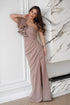 Robe longue model 197546 Bicotone